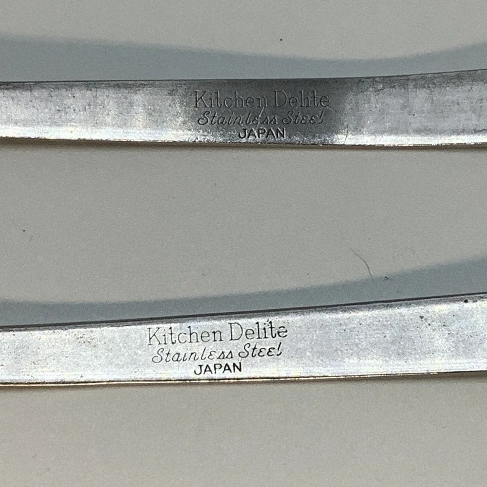 Vintage Kitchen Delite Salad Serving  Stainless‎ Steel Spoons & Fork  11